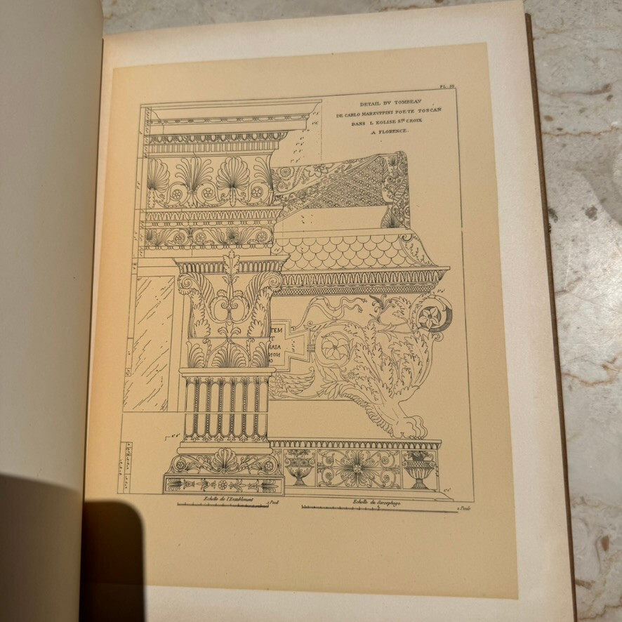 John V. VAN PELT / Architecture Toscane 1923, Pencil Point Press