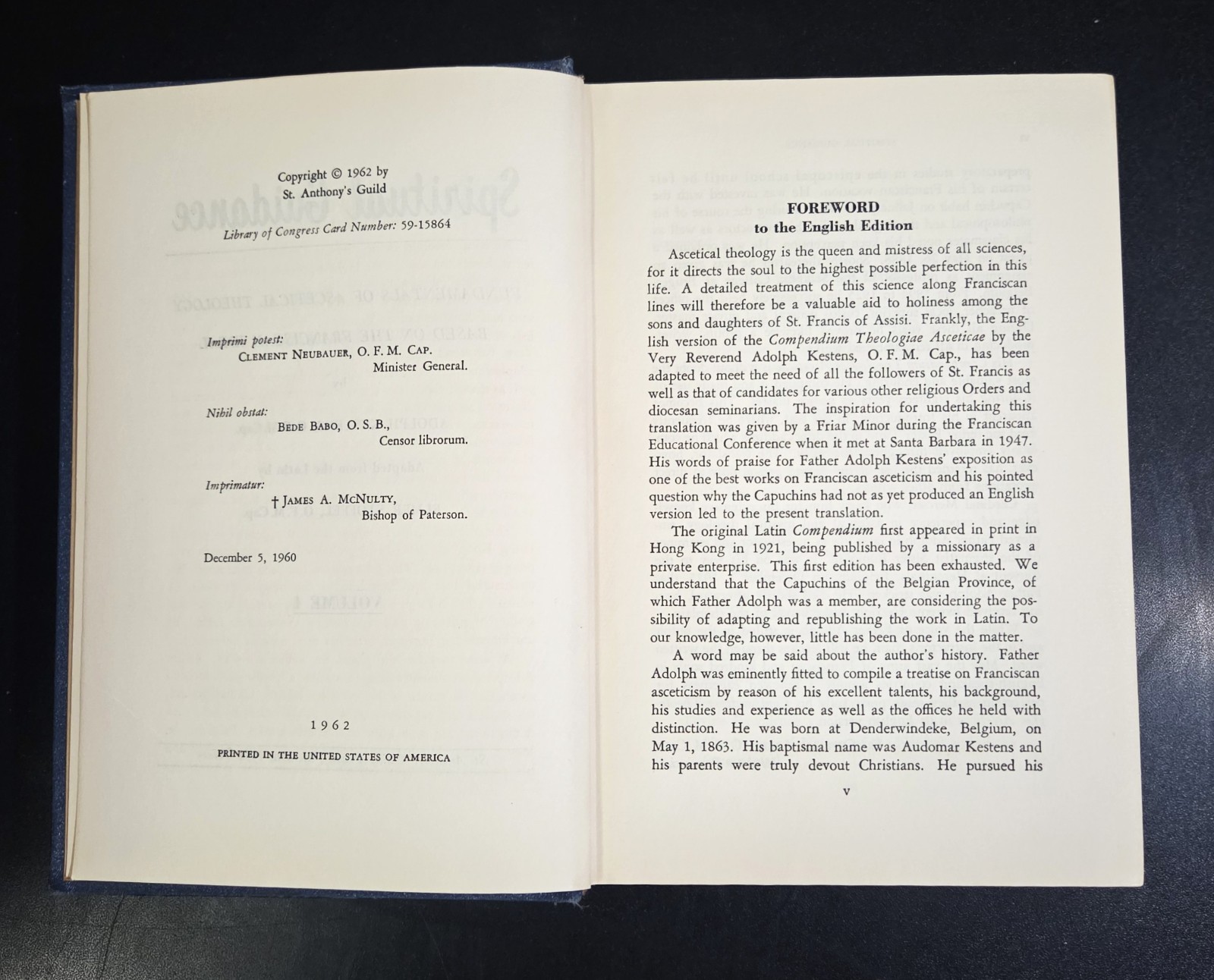 SPIRITUAL GUIDANCE Fundamentals of Ascetical Theology – Adolph Kestens (1962)