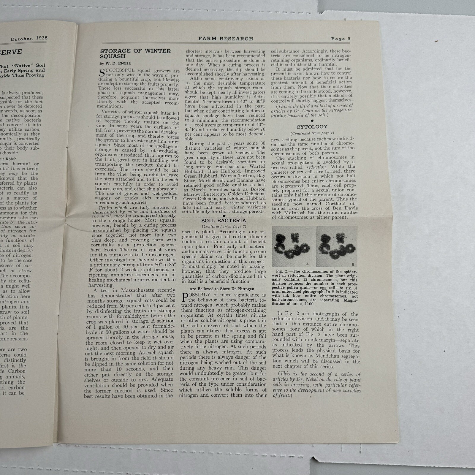 1935 Farm Research Quarterly Bulletin New York State Agricultural Experiment