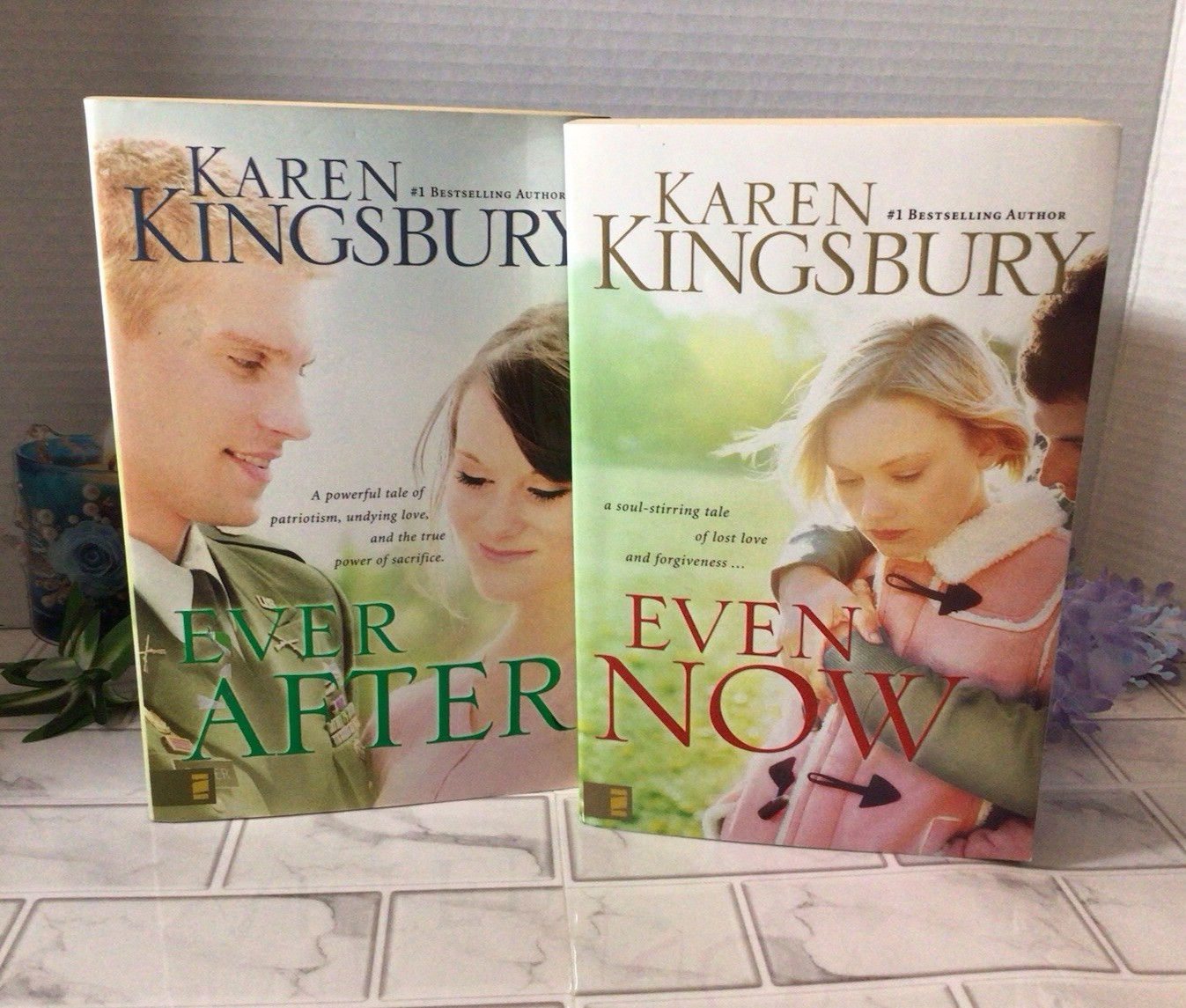 Karen Kingsbury Mixed Book Lot Christian Fiction Above the Line (8 PB 1 HC/DC)