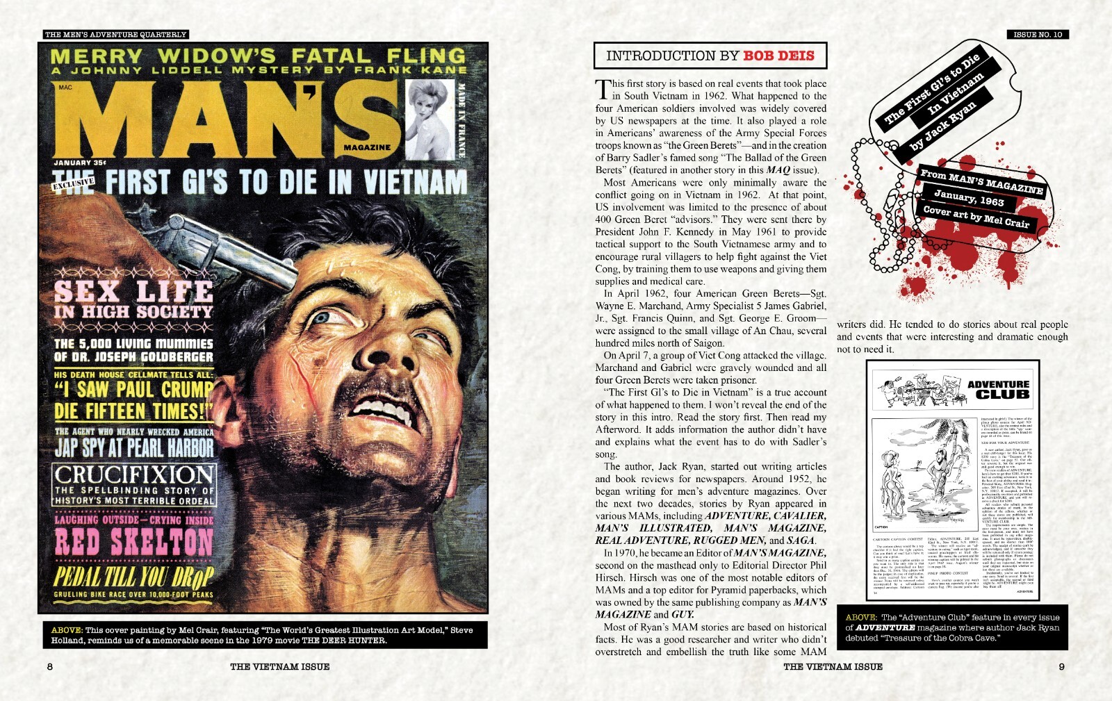 MEN’S ADVENTURE QUARTERLY #10, the Vietnam War Issue, full color edition