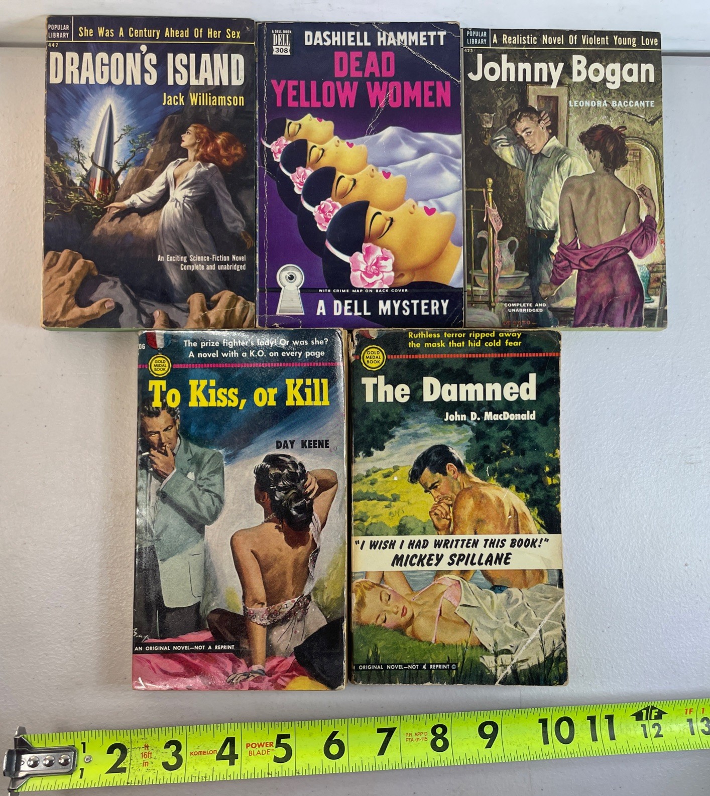 RARE Pulp Novel Pocket Book Paperback Lot Mystery Science Fiction Murder 20G79
