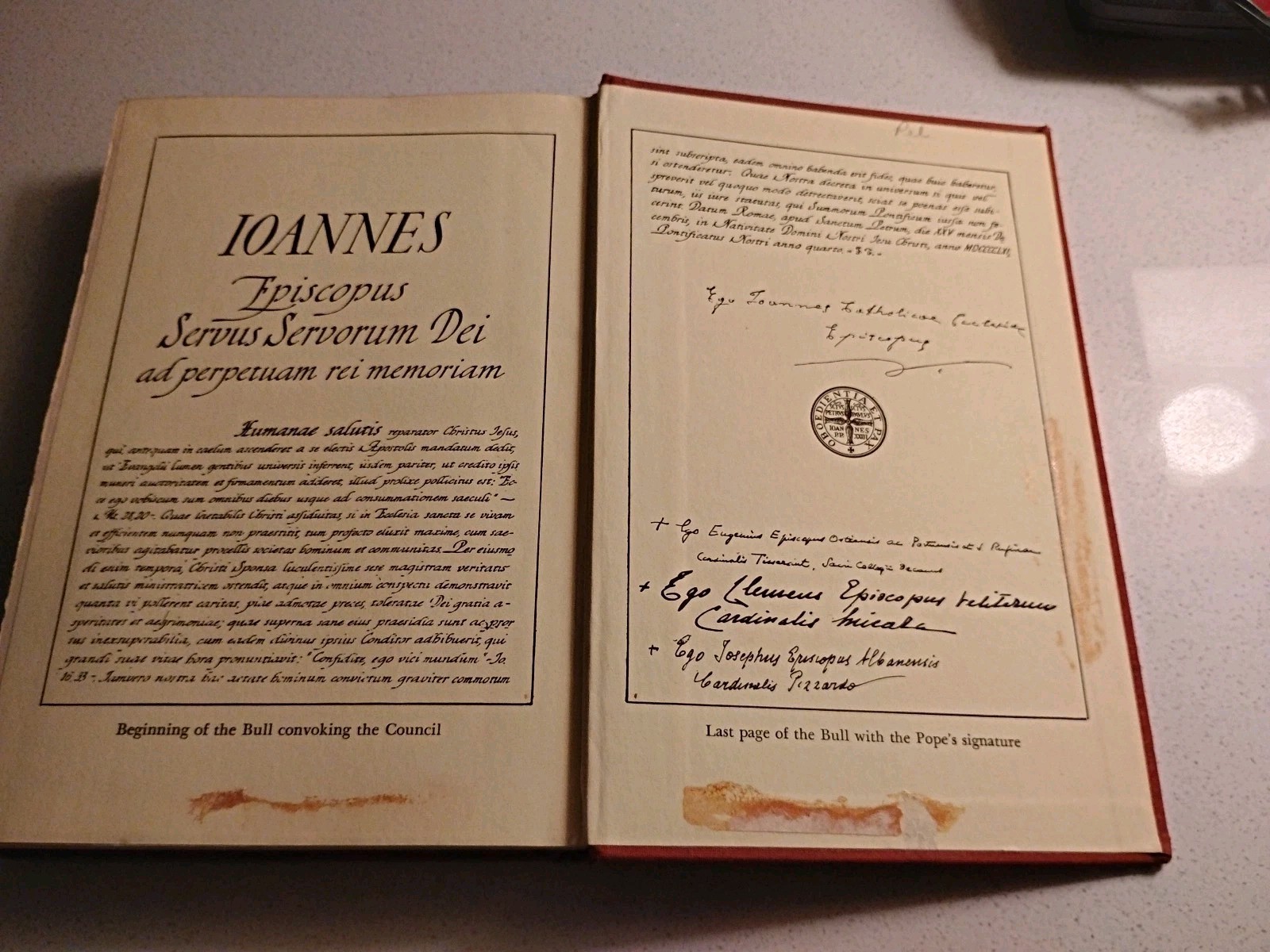 1963 Letters From Vatican City – CBS NEWS Reference Library Stamped – 1st Ed