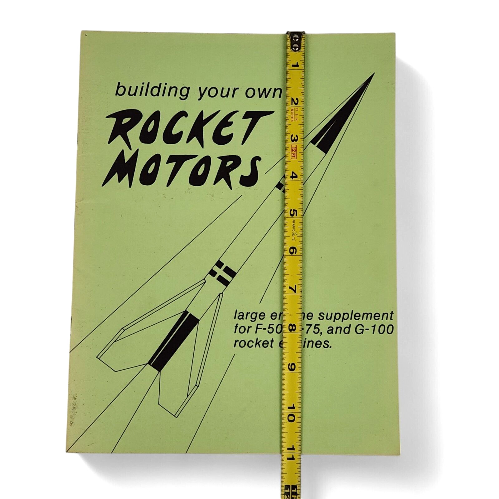 Building Your Own Rocket Motors Book Teleflite Large Engine F-50 G-75 G-100 1983