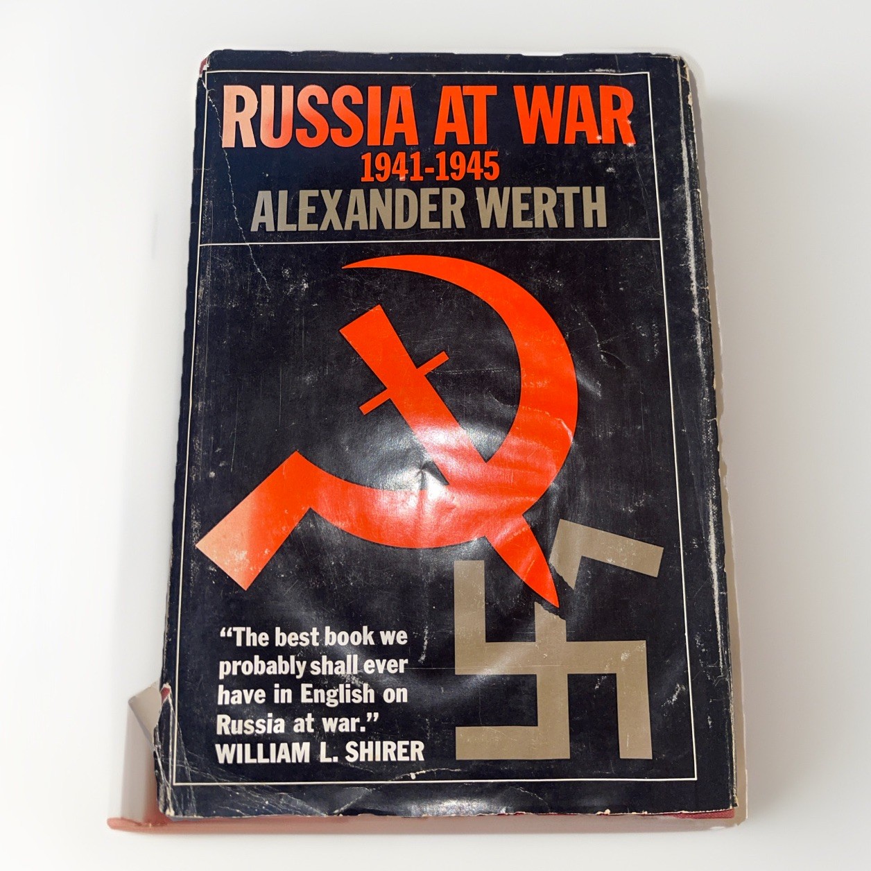 Russia at War 1941-1945 Alexander Werth HC DJ 1964 WWII Eastern Front History