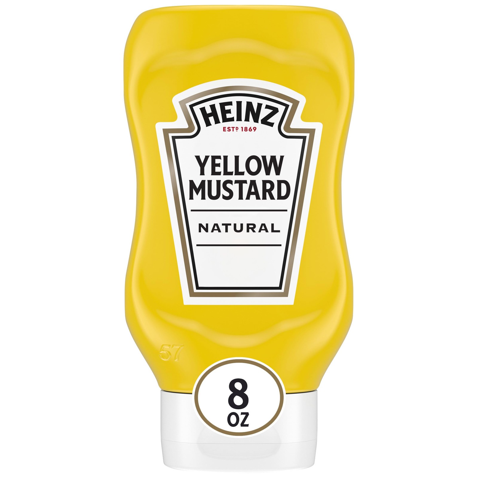 Heinz Yellow Mustard, 8 oz Bottle 8 Ounce (Pack of 1)