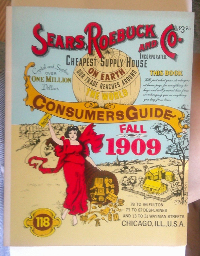 Sears Roebuck and Co. Consumers Guide/Catalog Fall 1909 Reproduction from 1979