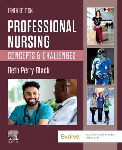 Professional Nursing: Concepts & – Paperback, by Black PhD RN – Very Good