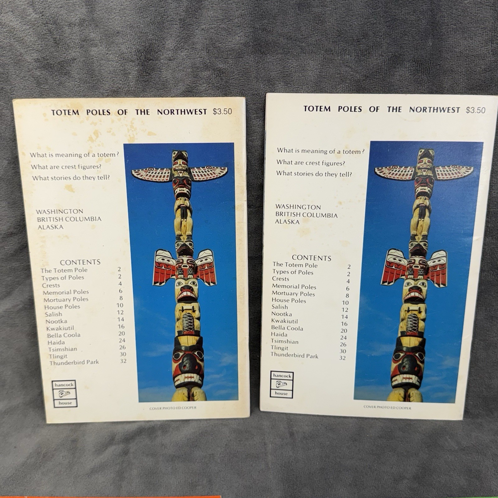 Vintage Lot of 6 PNW Native American Art & Culture Book Totem Poles & Legends