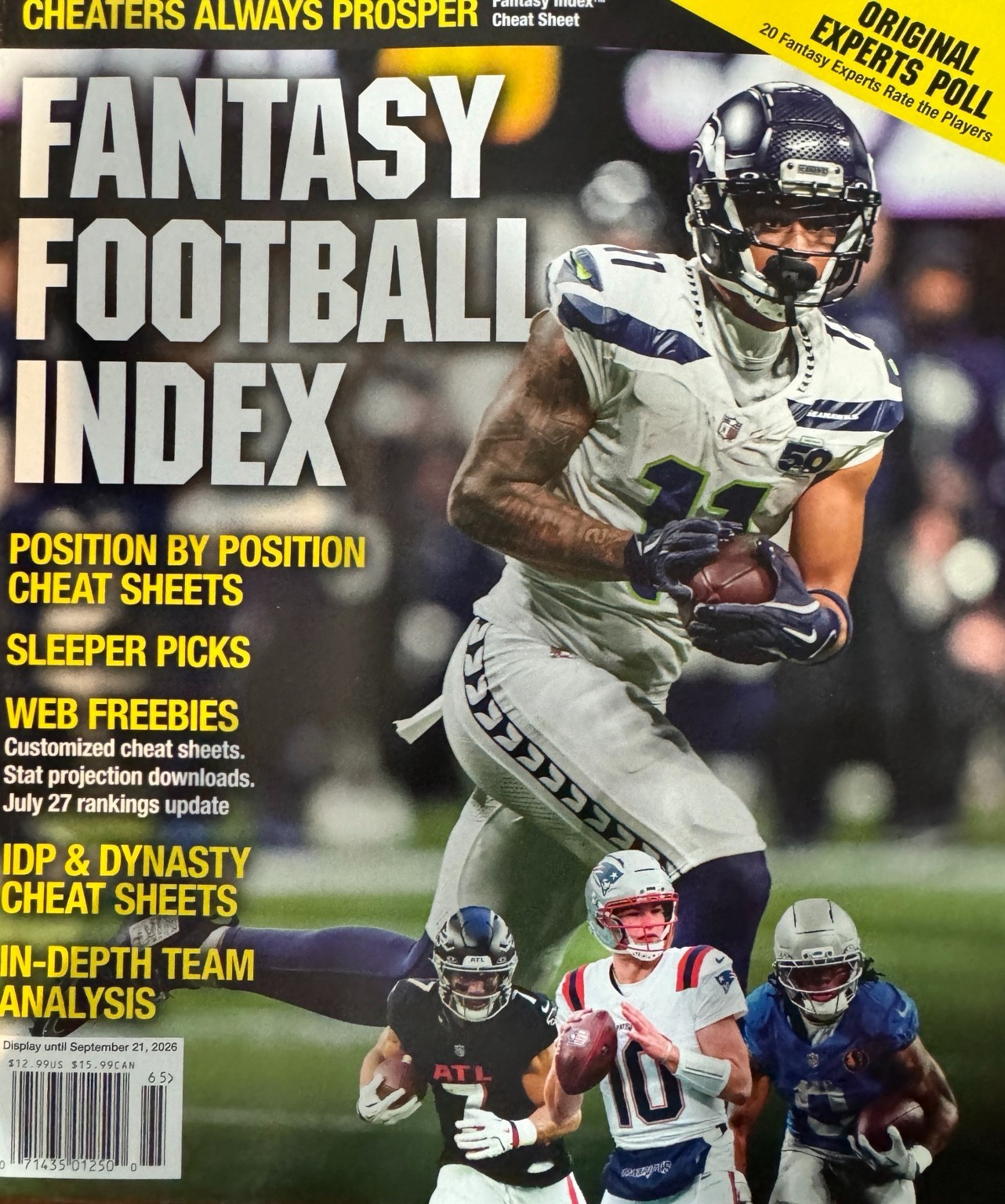 2026 Fantasy Football Index Draft Guide Ranking Cheatsheets Sleepers Dynasty NEW