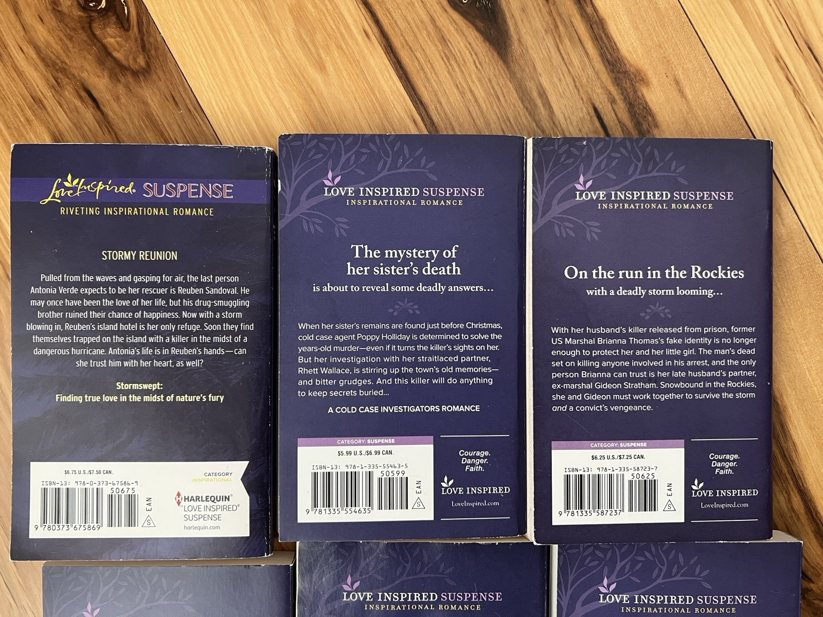 Lot of 12 Love Inspired Suspense Series Romance Paperbacks. 12/2013 to 12/2024