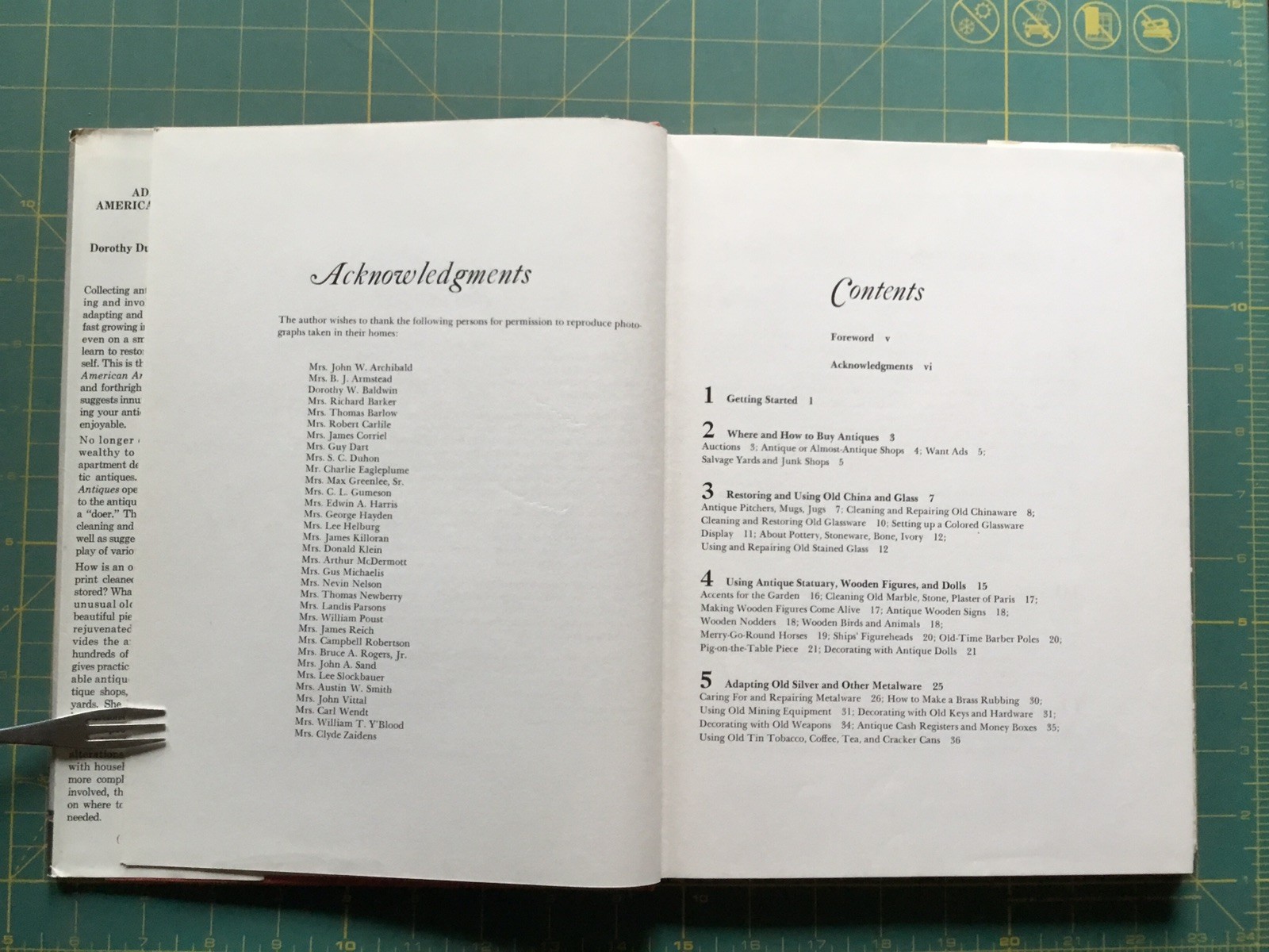 1971 Adapting American Antiques BY DORTHY WARNER 166 Pages & pictures