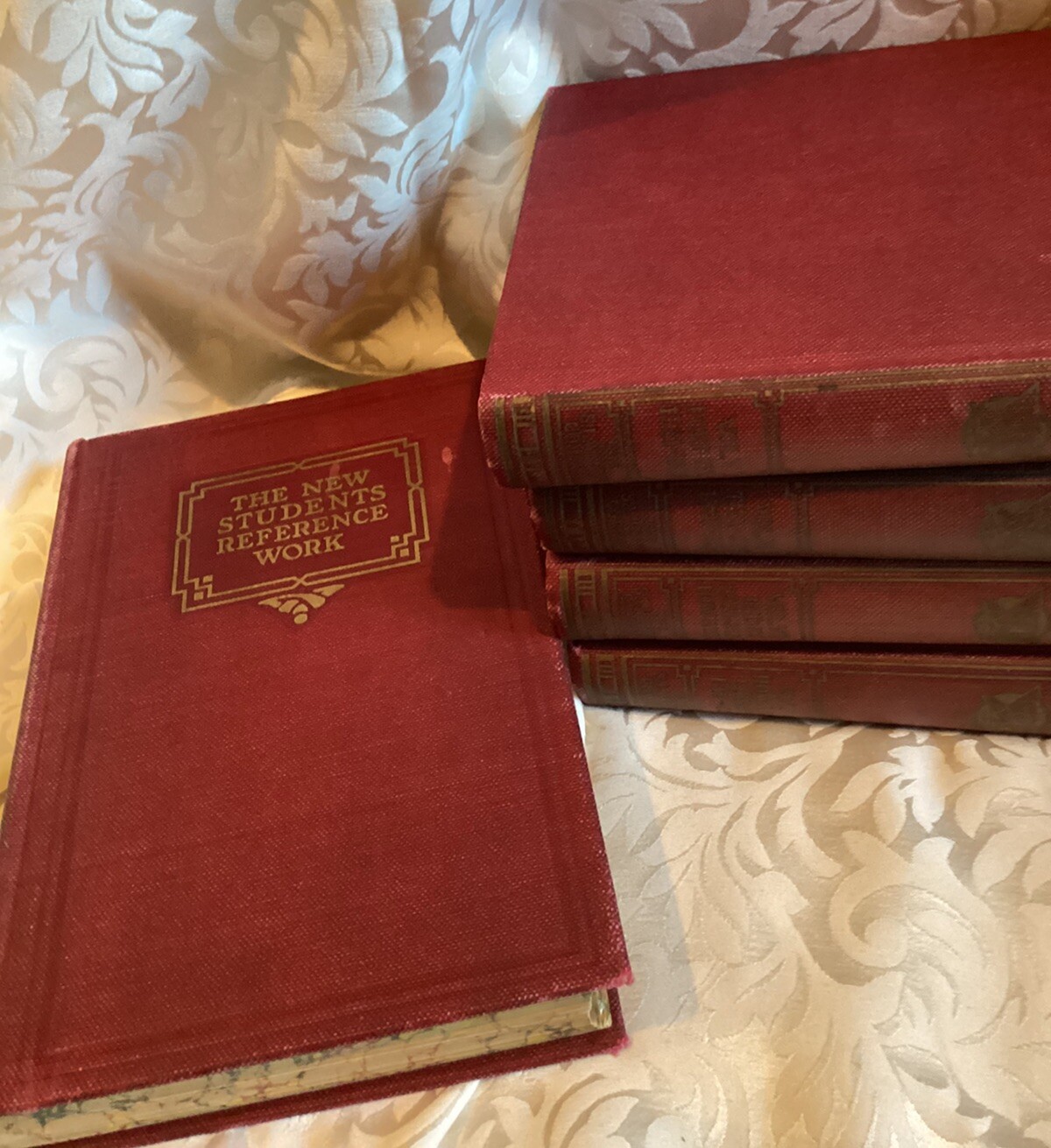 New Students Reference Work Vols. I V VI VII and VIII – Vintage 1923 Illustrated