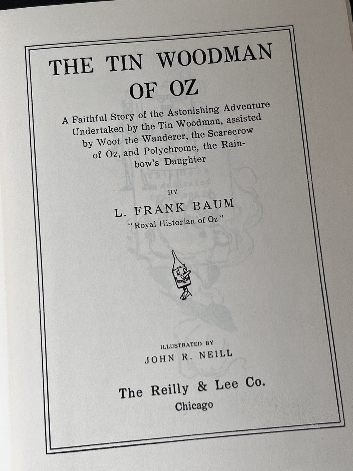4 1960’s white spine OZ reprints L. Frank Baum HC