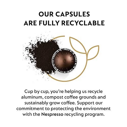 Nespresso Capsules Vertuo Dark Roast Coffee, 30-Count Coffee Pods, Brews 7.8oz