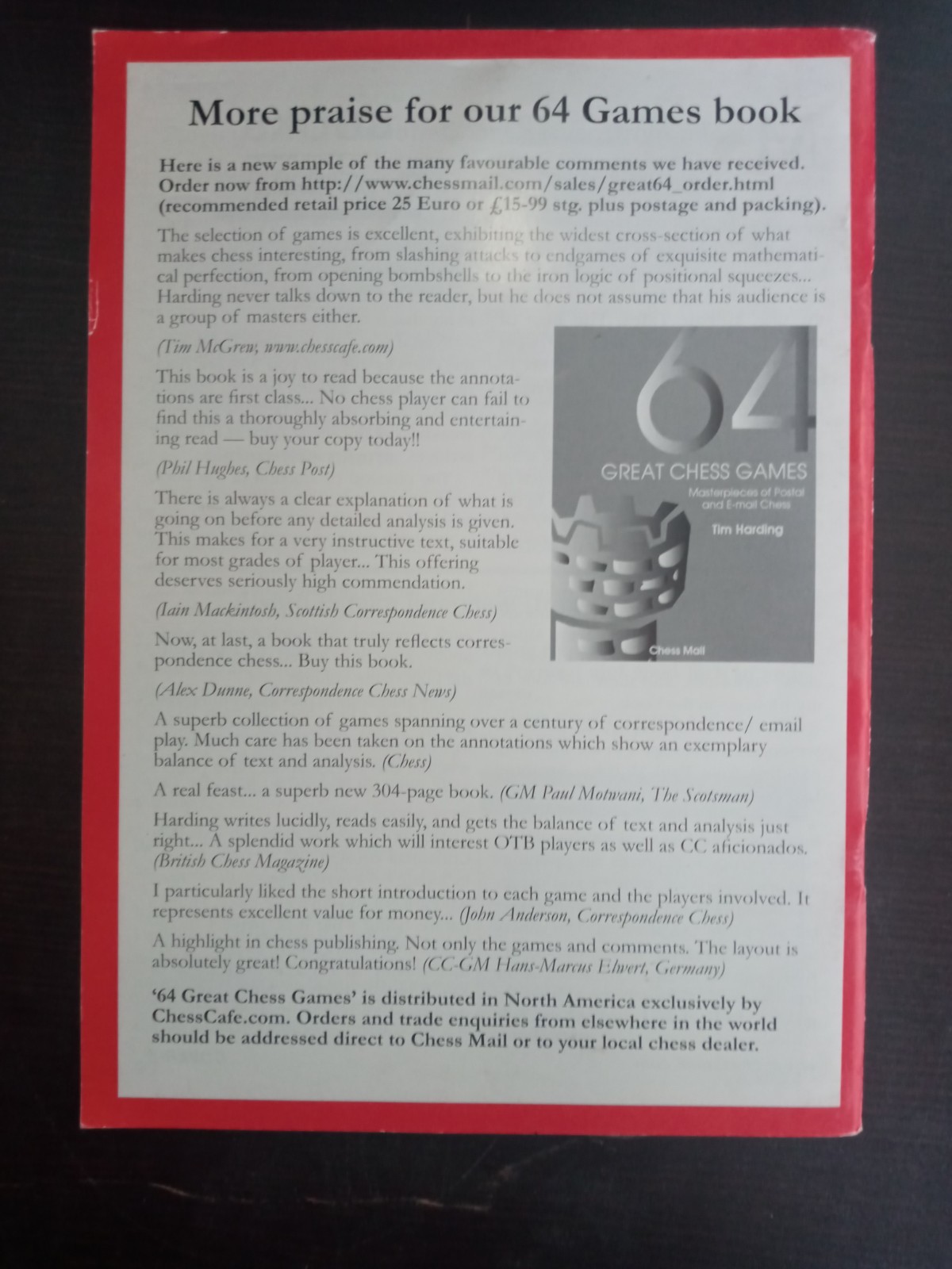 Chess Mail Magazine Vol. 8/2002-ICCF Correspondence Chess – Rare Collector Issue