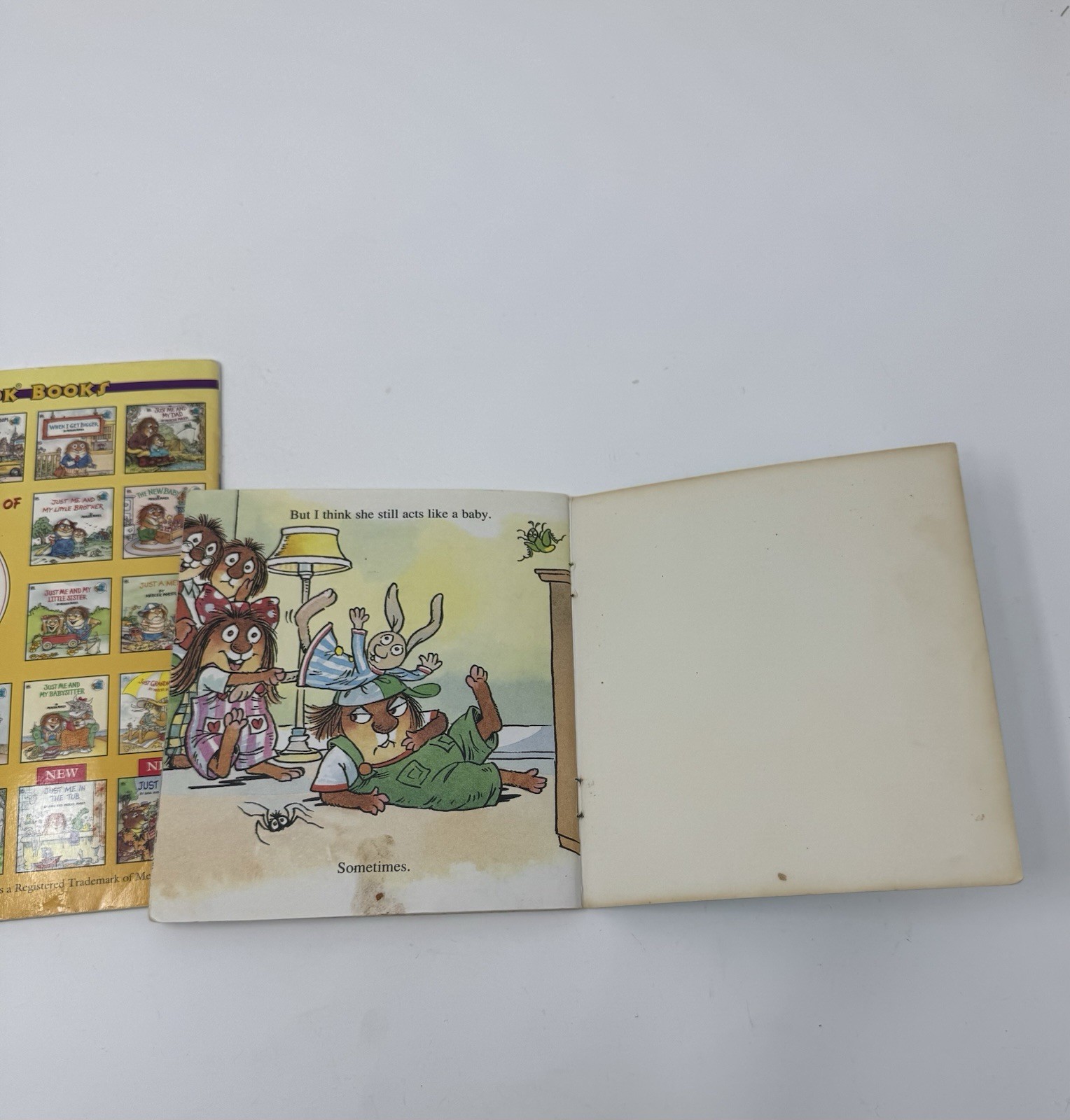 Lot of 2 Little Critter Mercer Mayer Books Mini Book Grandma & Potty Training