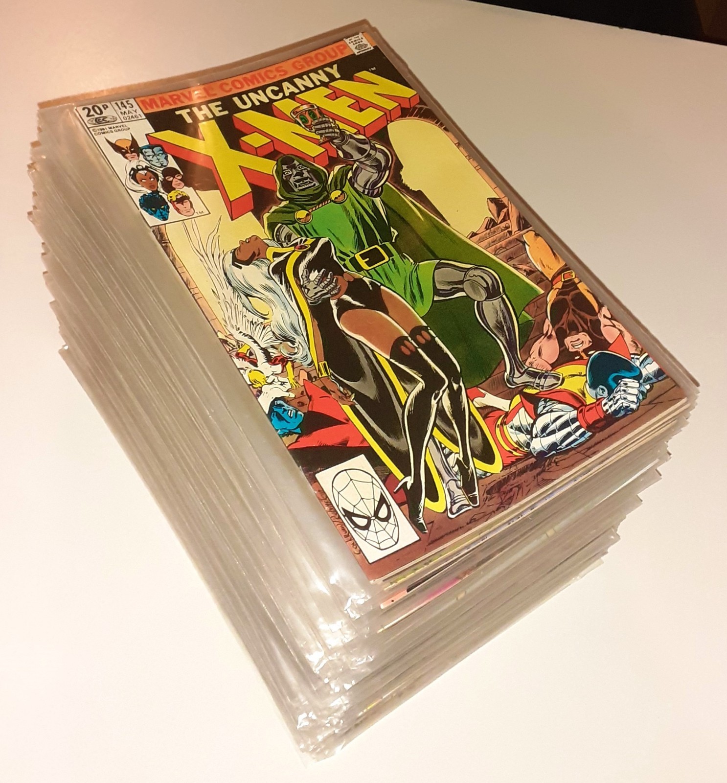 88x Huge UNCANNY X-MEN lot Marvel Comics 1980-1991 Wolverine Doctor Doom Rogue