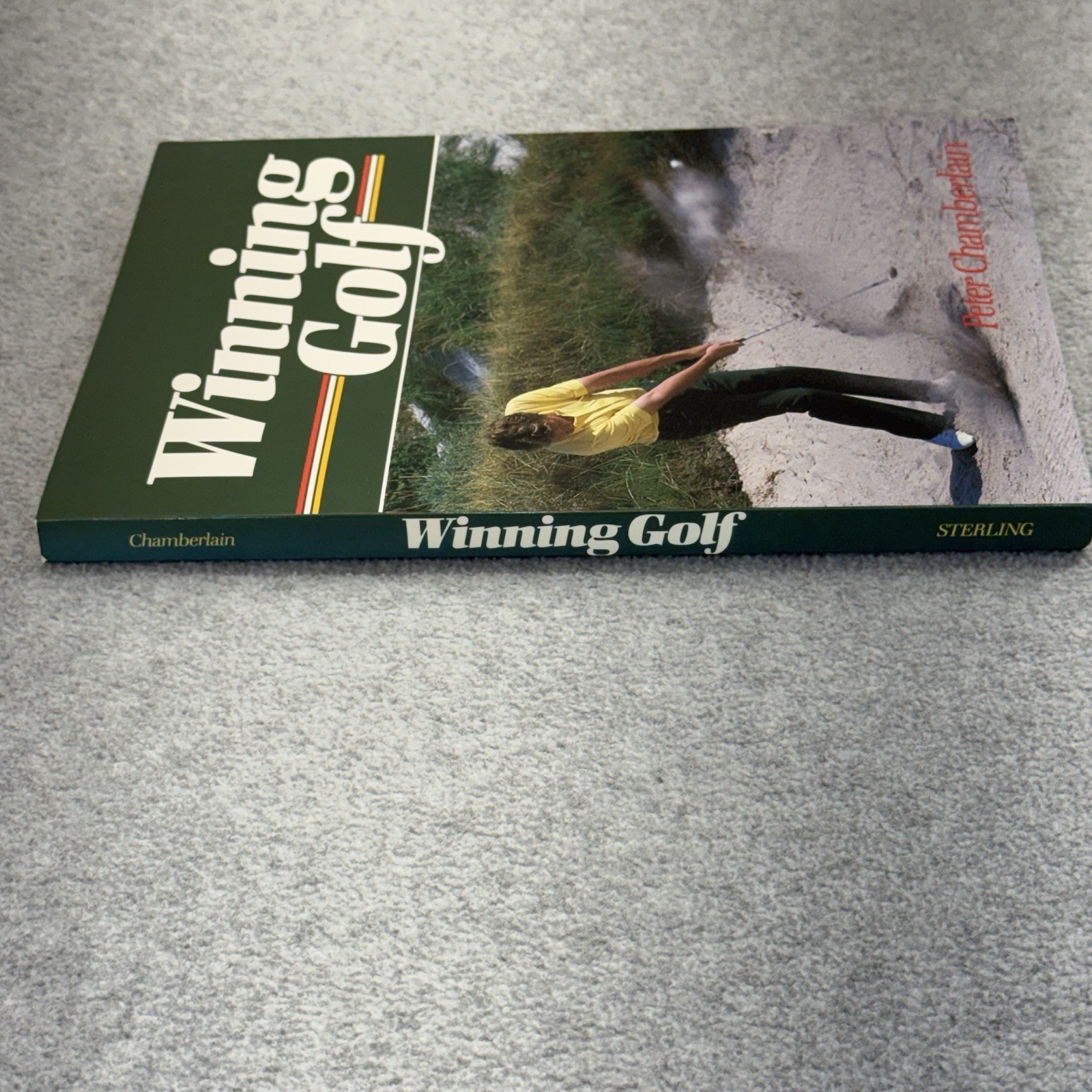 Vintage 1985 Winning Golf By Peter Chamberlain 159 Pages Golf Swing Tips