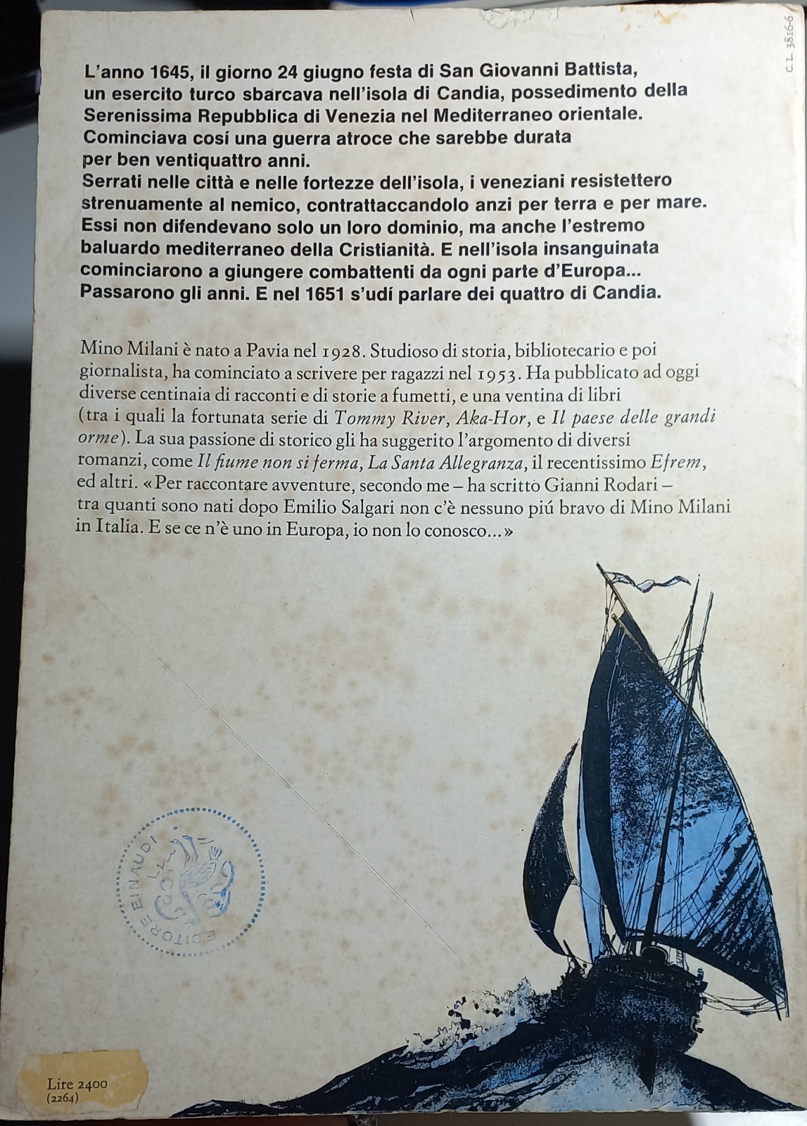 I QUATTRO DI CANDIA – MINO MILANI – ILLUSTRAZIONI DINO BATTAGLIA – EINAUDI- 1973