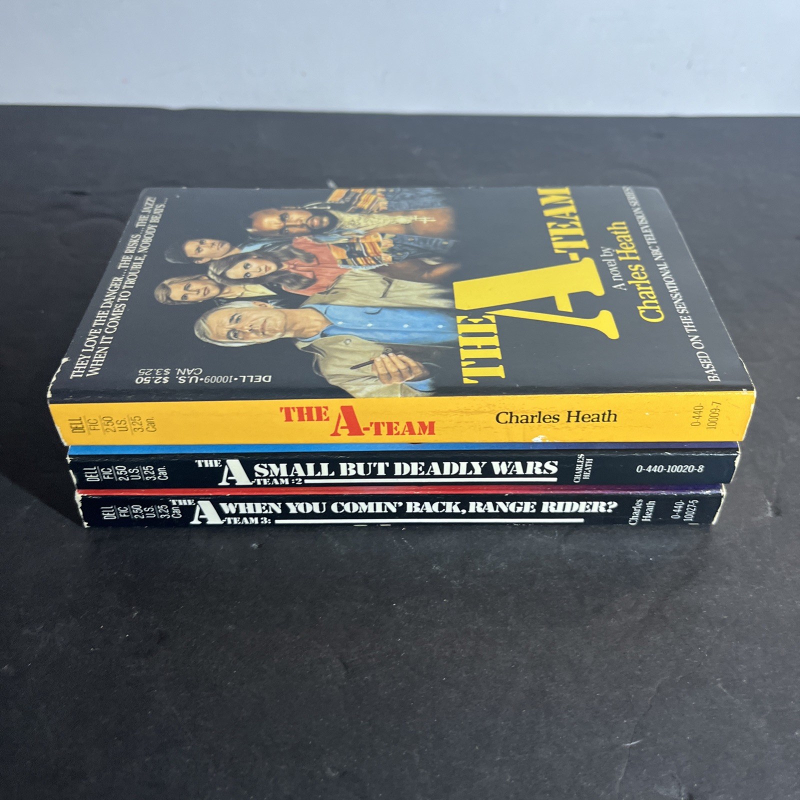 A-Team Books Lot 3 Vintage Paperback TV Series Novelization 1980s Action