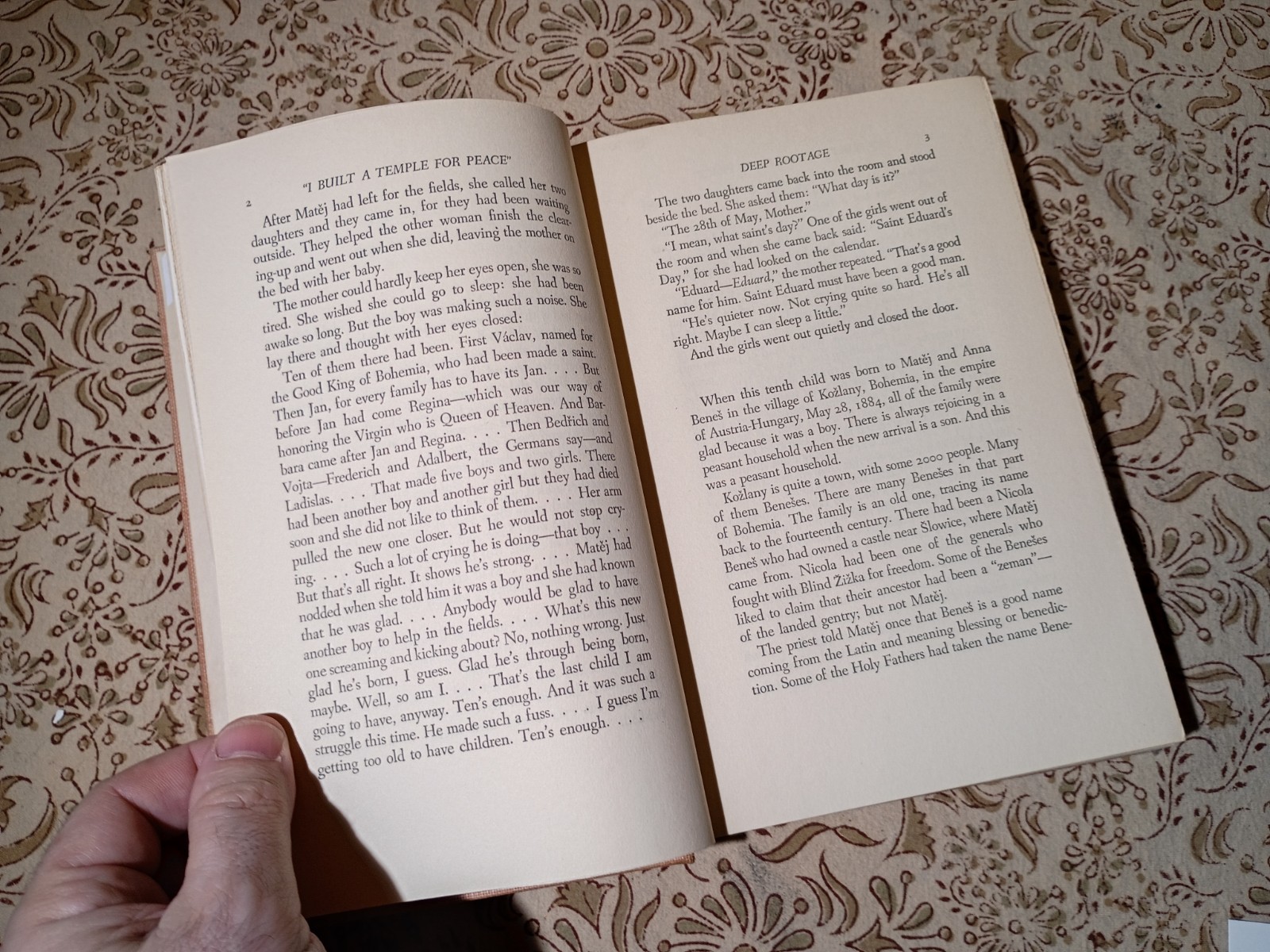 RARE 1940 HC stated 1st Ed – I Built A Temple For Peace by Edward B. Hitchcock