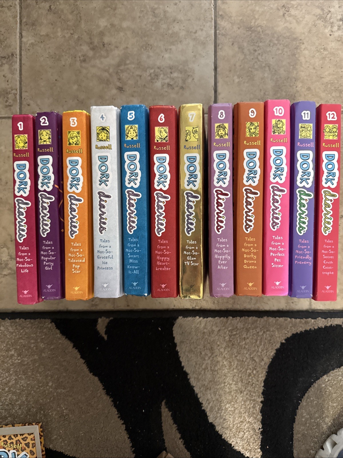 Dork Diaries Book Set #1-12 in Hardcover