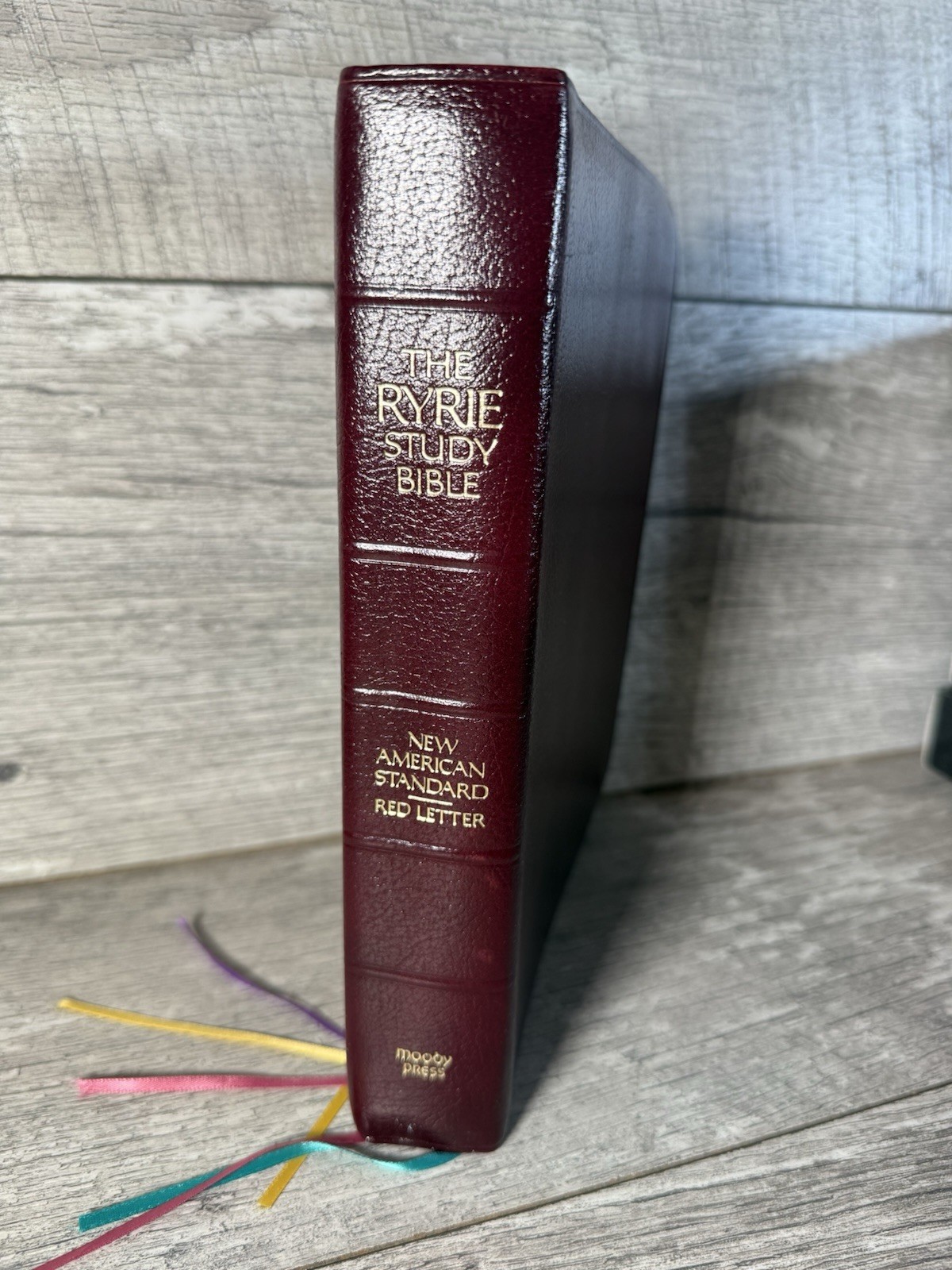 The Ryrie Study Bible New American Standard Red Letter Moody 1978