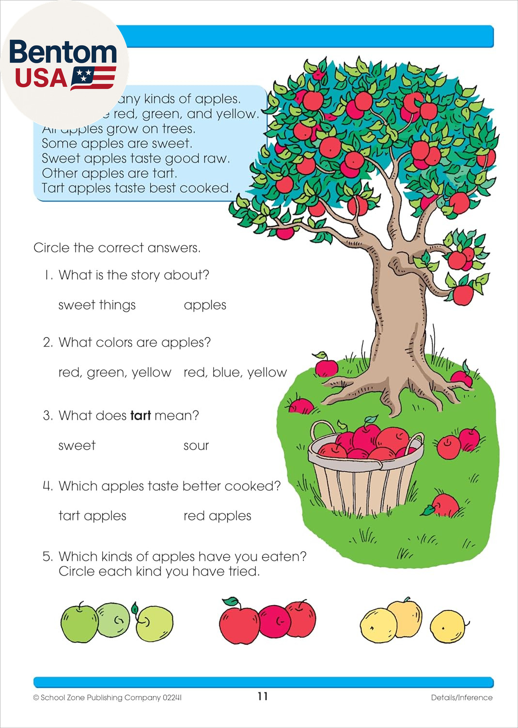 School Zone Reading Activities 1-2 Workbook: 64 Pages, 1St Grade, 2Nd Grade, Com