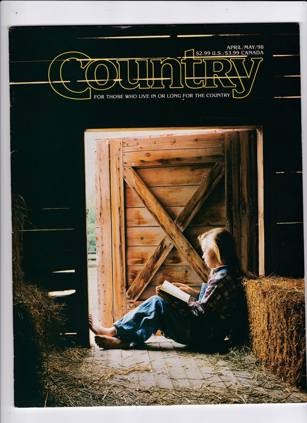 Vintage 1998 Country Magazine April/May