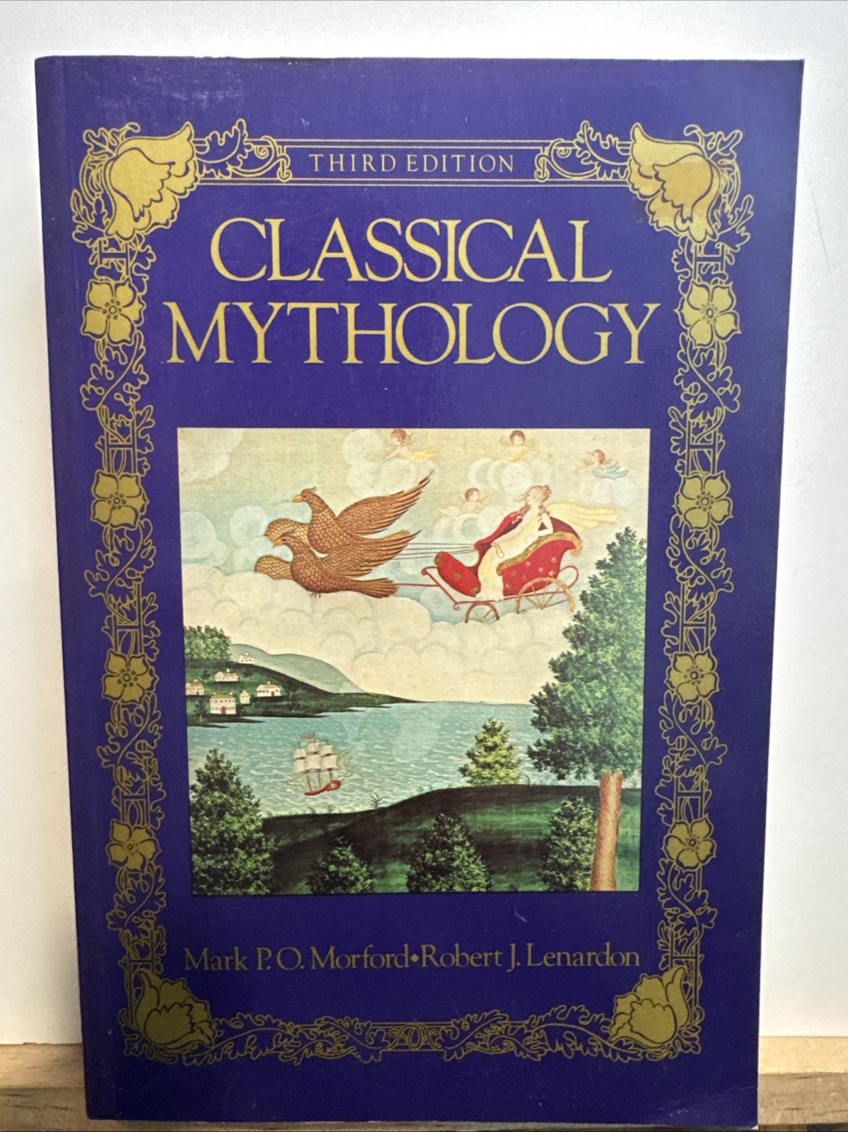 CLASSICAL MYTHOLOGY 3rd Edition by Morford & Lenardon, 1985, 576 pages, VG