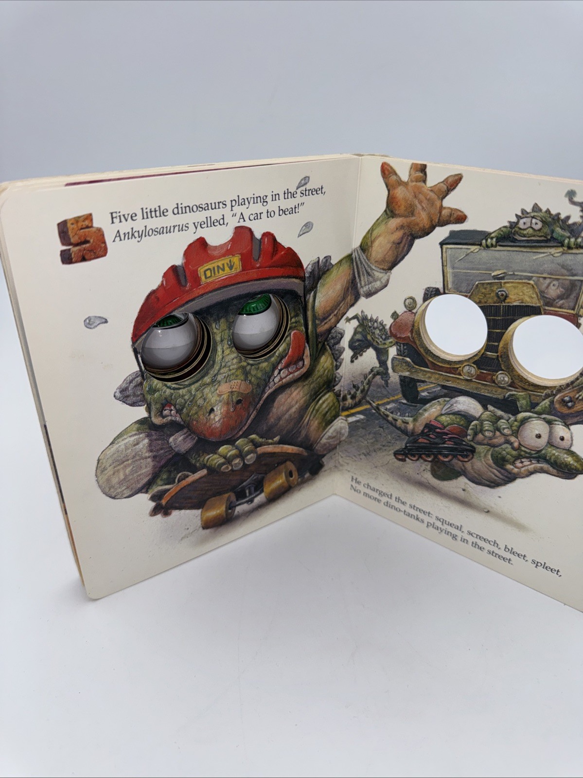 Ten Little Dinosaurs Animated Eyeball Board Book Pattie Schnetzler Jim Harris