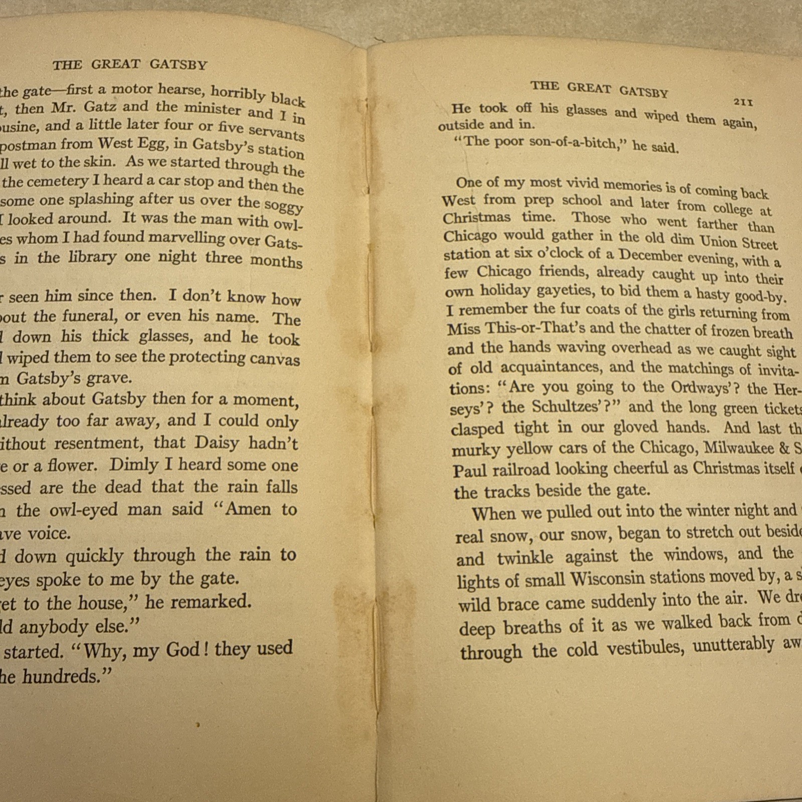 THE GREAT GATSBY by F. SCOTT FITZGERALD 1st EDITION, 1st PRINTING 1925