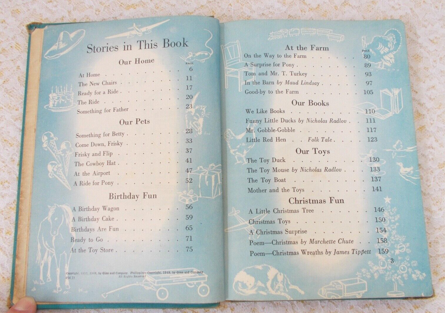 Ginn & Co. Basic Reader “The Little White House” 1953 – 161 Pages Ousley/Russell
