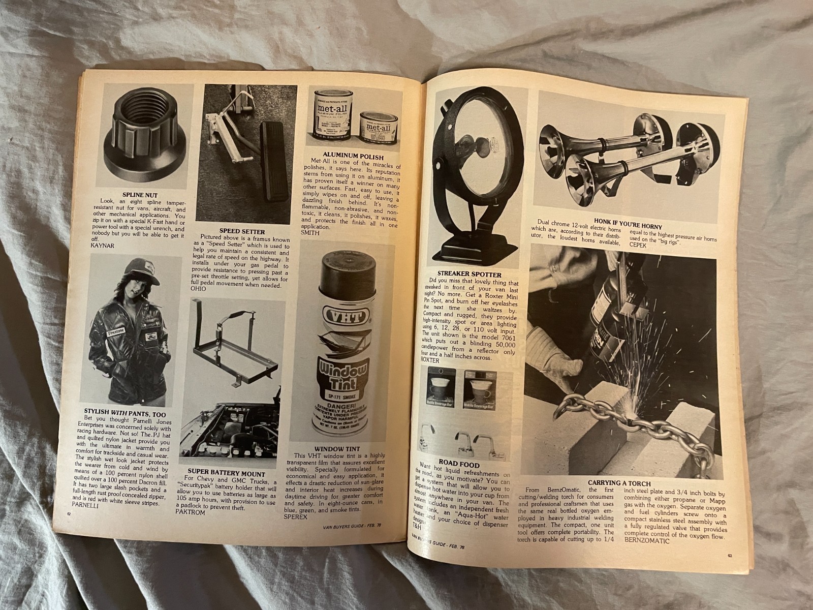 Van World Buyer’s Guide Magazine February 1978 Grilles Spoilers Windows Sunroofs