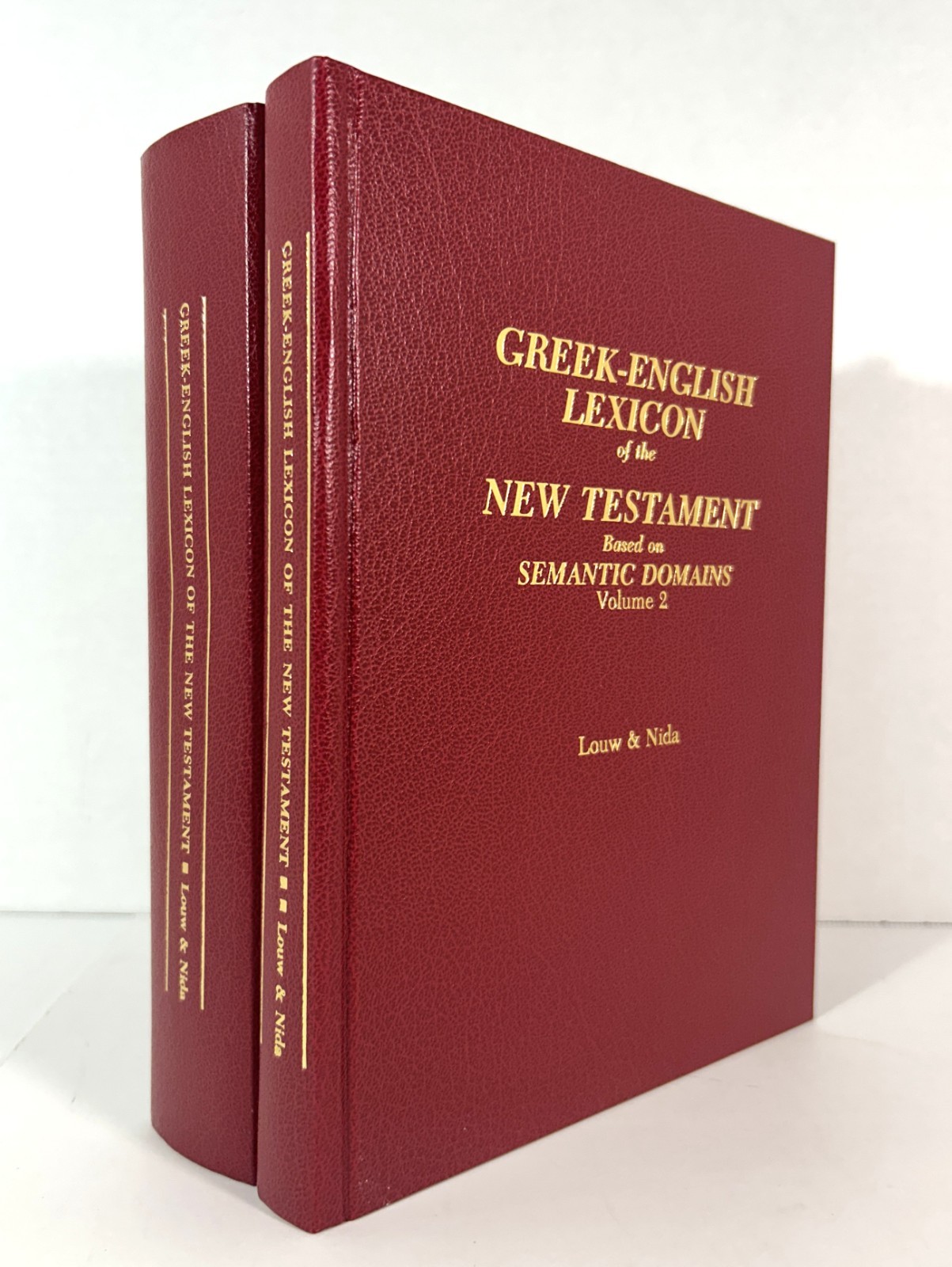 Set of 2 Greek-English Lexicon of the New Testament 1989 Hardcovers 2nd Edition