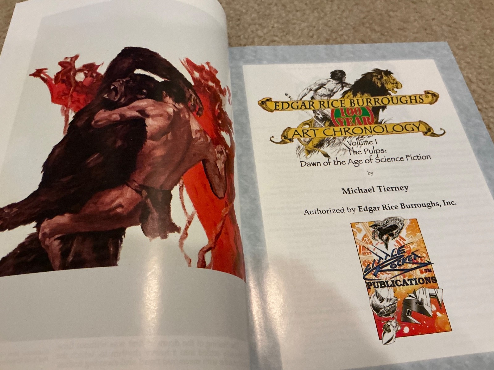 EDGAR RICE BURROUGHS 100 YEAR ART CHRONOLOGY by Michael Tierney 4 Vol Slipcase