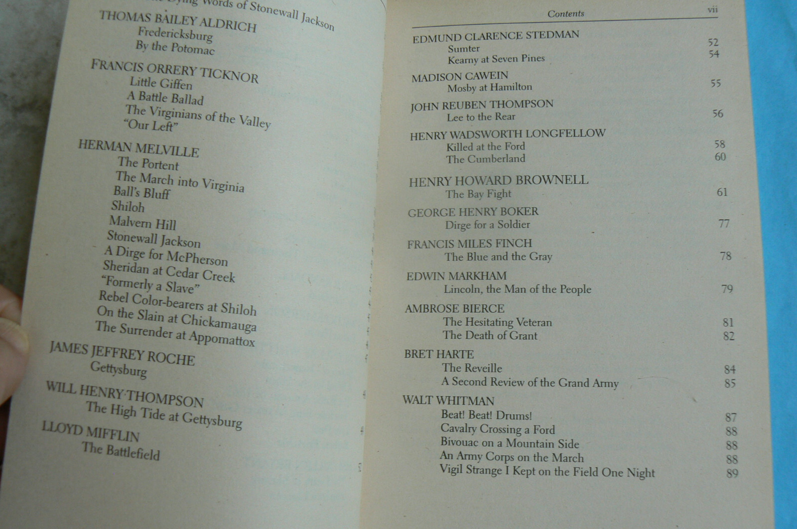 Civil War Poetry – An Anthology,Edited by Paul Negri,unabridged LN Dover