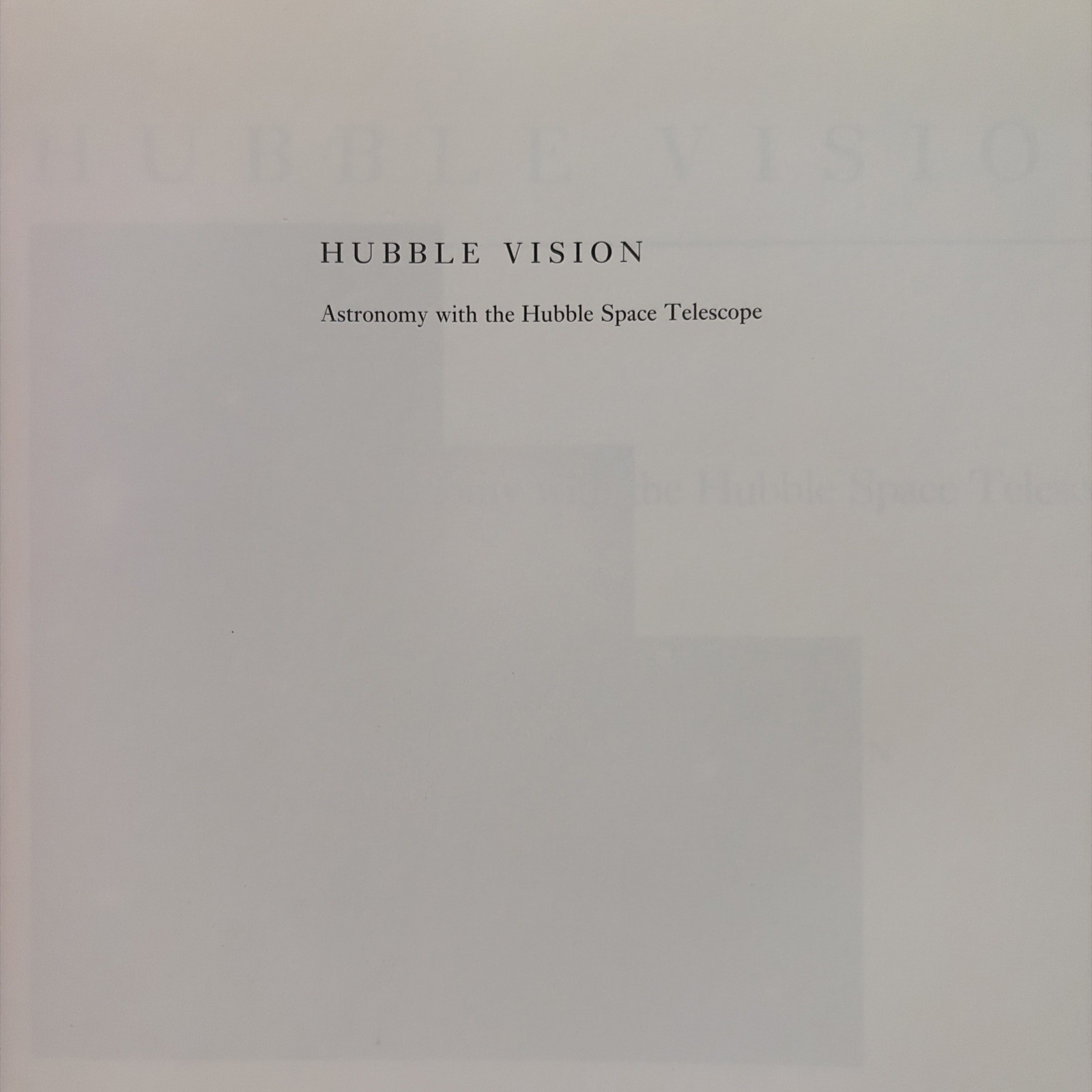 Hubble Vision Petersen And Brandt Book