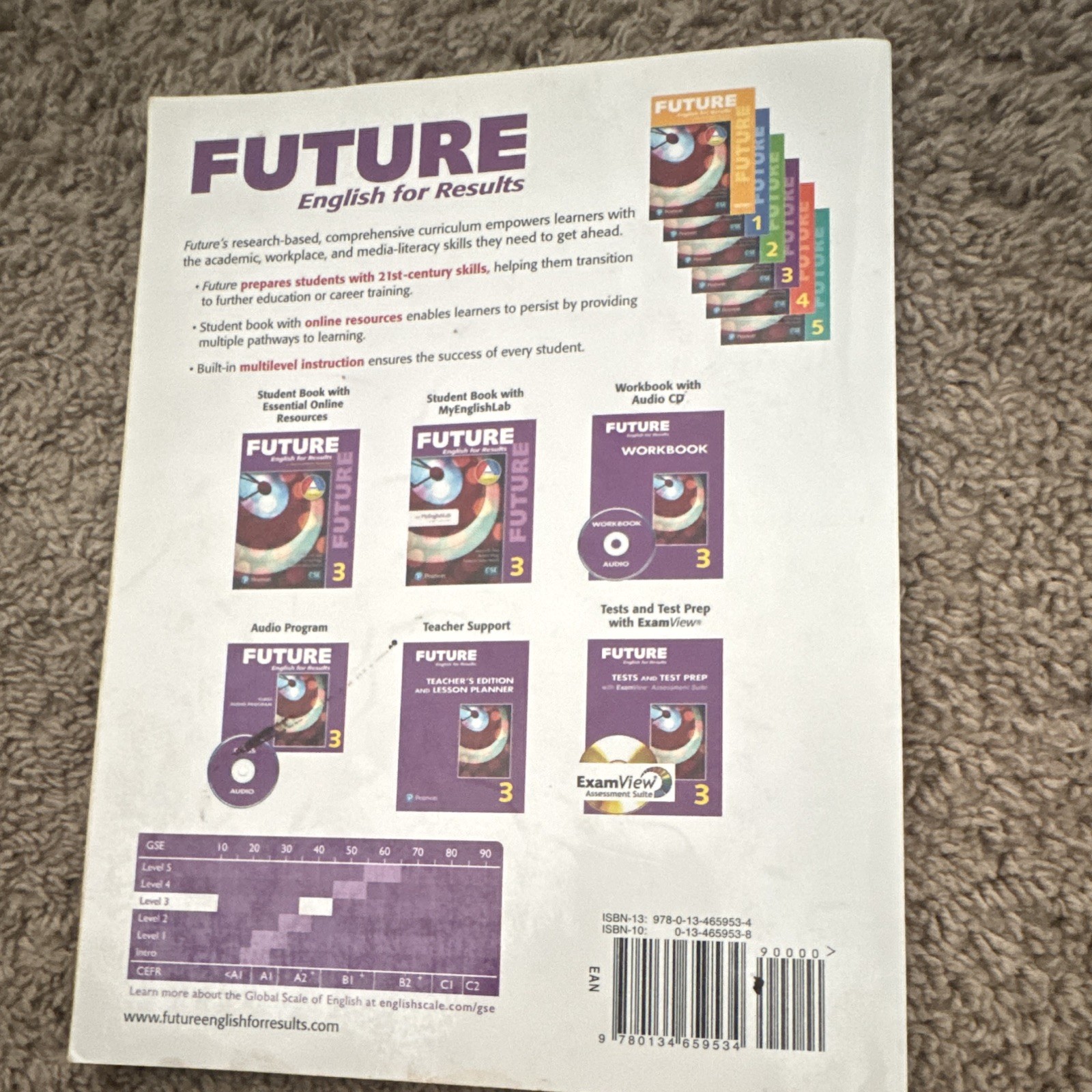Pearson Future 3 Student Book B1 Intermediate Essential Online Resources