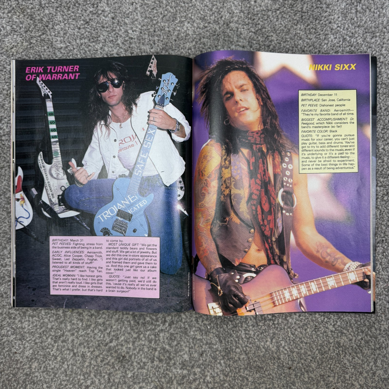 Creem Rock-Shots Magazines January 1990 NKOTB Milli Vanilli Warrant & Skid Row
