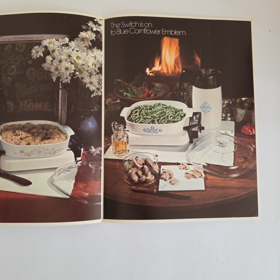 Corning Ware 1973 Sales Catalog Electromatics Lot Spice O’life Cornflower
