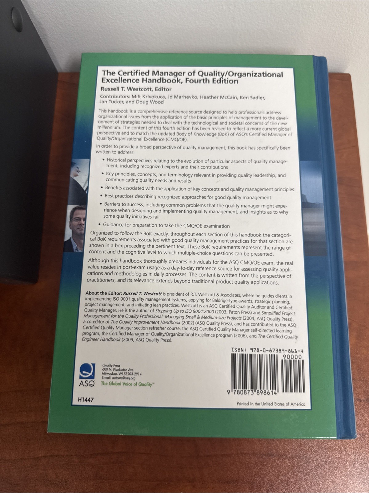 Certified Manager of Quality/Organizational Excellence Handbook by Russ Westcott