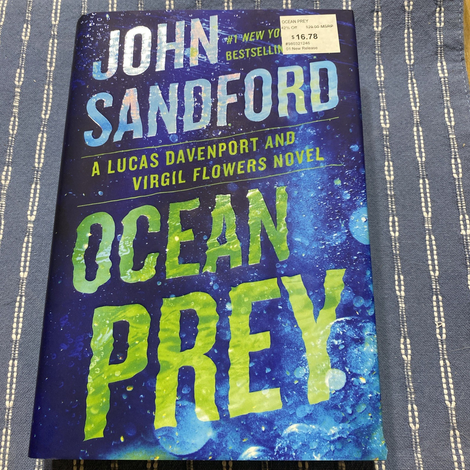 Ocean Prey by John Sandford (2021, Hardcover)
