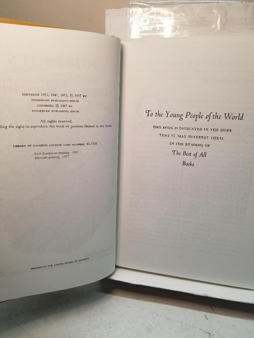 Hurlbut’s Story Of The Bible For Young And Old- 1967, 77- Zondervan- Hard Cover