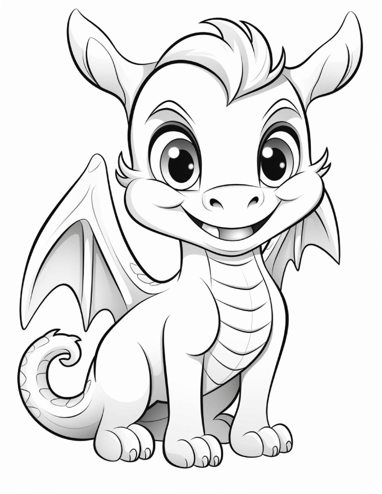 Baby Dragons Coloringbook geat fun for everone and all ages