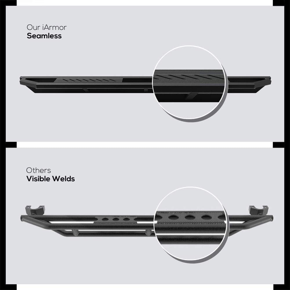 6.5In Side Armor Stainless Steel Running Boards Compatible with Jeep Gladiator 2