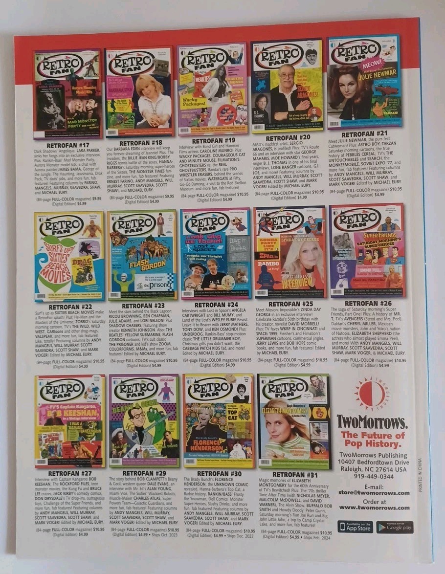 Retro Fan Magazine – 2023 – FUN! – NEW but Imperfect printing
