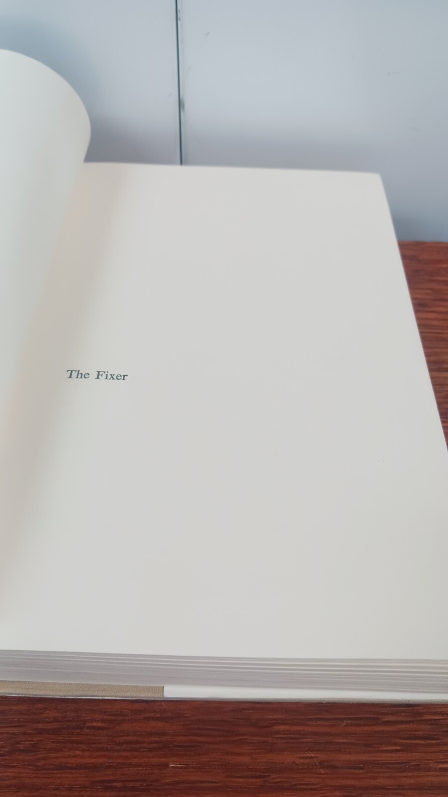 The Fixer by Bernard Malamud 1966 Hardcover First edition Farrar Straus Giroux