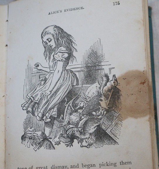 Scarce Antique Alice’s Adventures in Wonderland, Illust John Tenniel, 1893